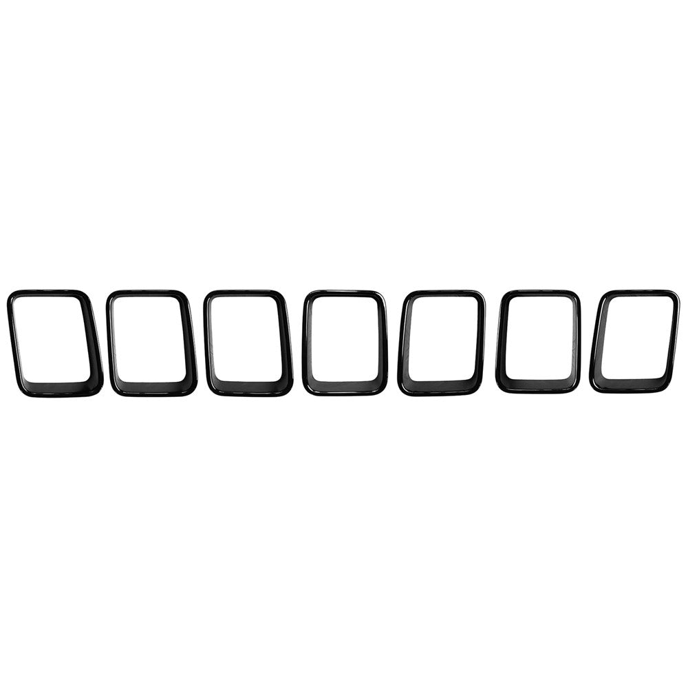 Grille Trim Ring 7-Piece Set 2017-2021 Jeep Grand Cherokee