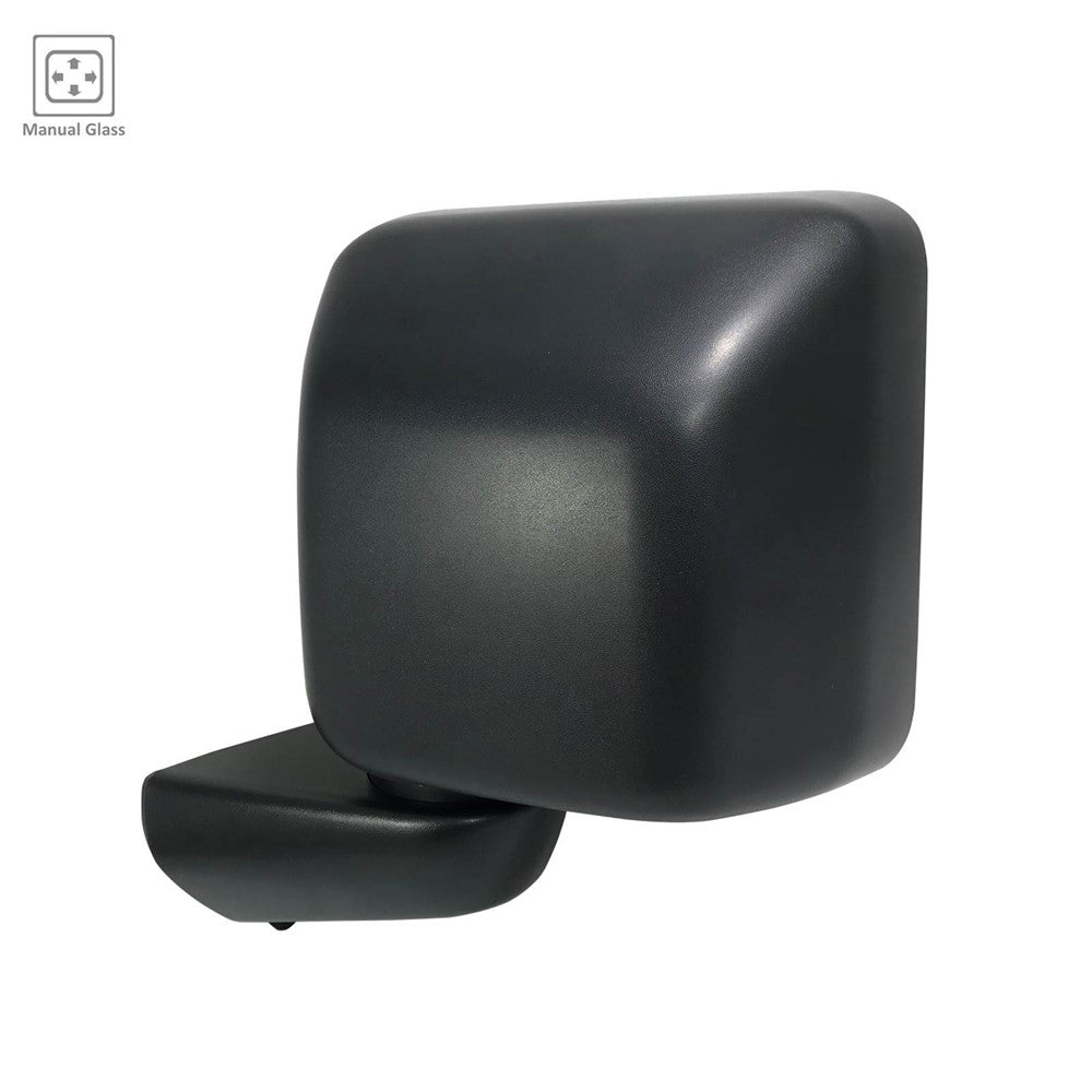 Left Driver Side Manual Door Mirror 2018-2025 Jeep Wrangler, Gladiator