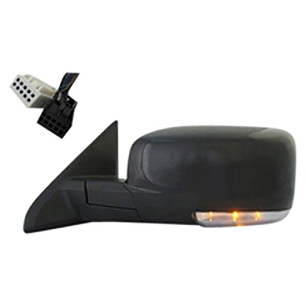 Right Passenger Side Power Door Mirror 2009-2010 Dodge Ram 1500, Ram 2500