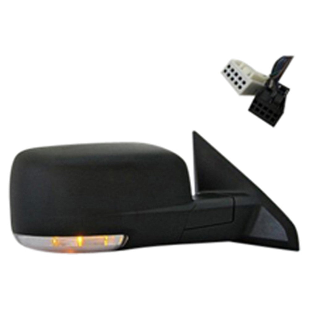 Right Passenger Side Power Door Mirror 2009-2010 Dodge Ram 1500, Ram 2500 & Ram 1500