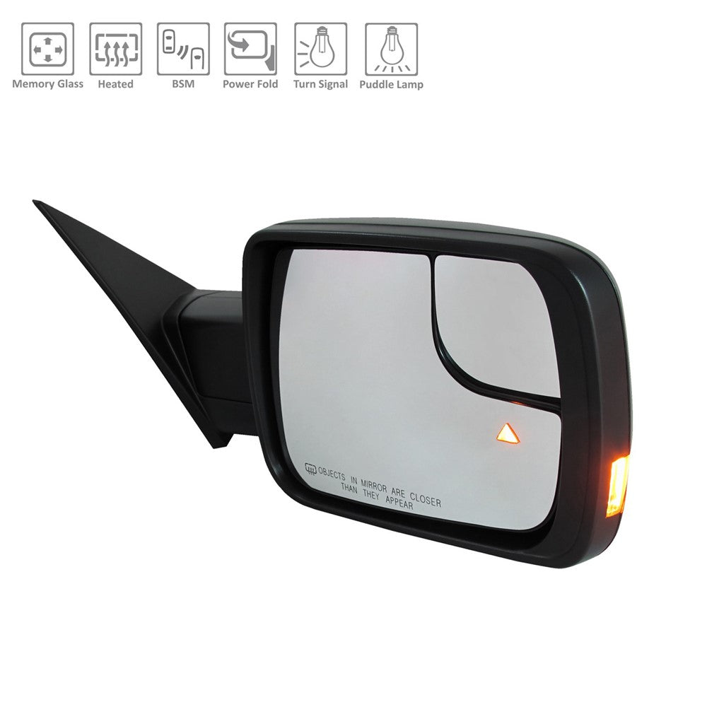 Right Passenger Side Power Door Mirror 2019-2022 Ram 1500