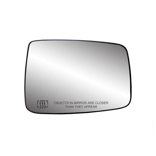 Factory Style Replacement Passenger Side Door Mirror Glass Assembly [encased In Backing]