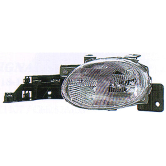 Front Left Driver Side Headlight Assembly 1995-1999 Dodge Neon & Plymouth Neon