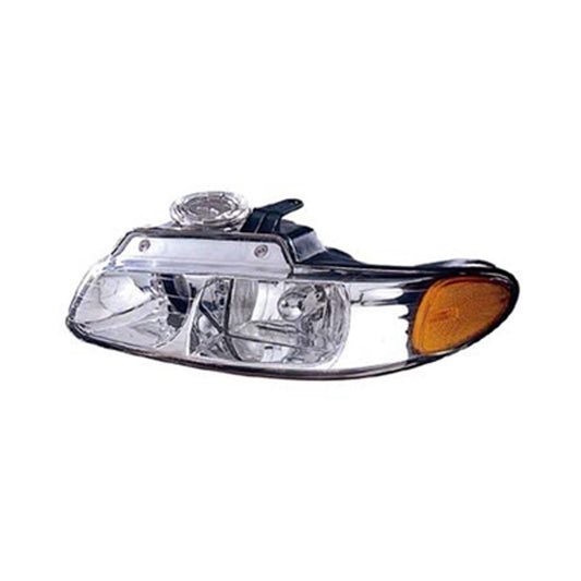 Front Left Driver Side Headlight Assembly 1996-1999 Chrysler Town & Country & Dodge Caravan & Plymouth Voyager