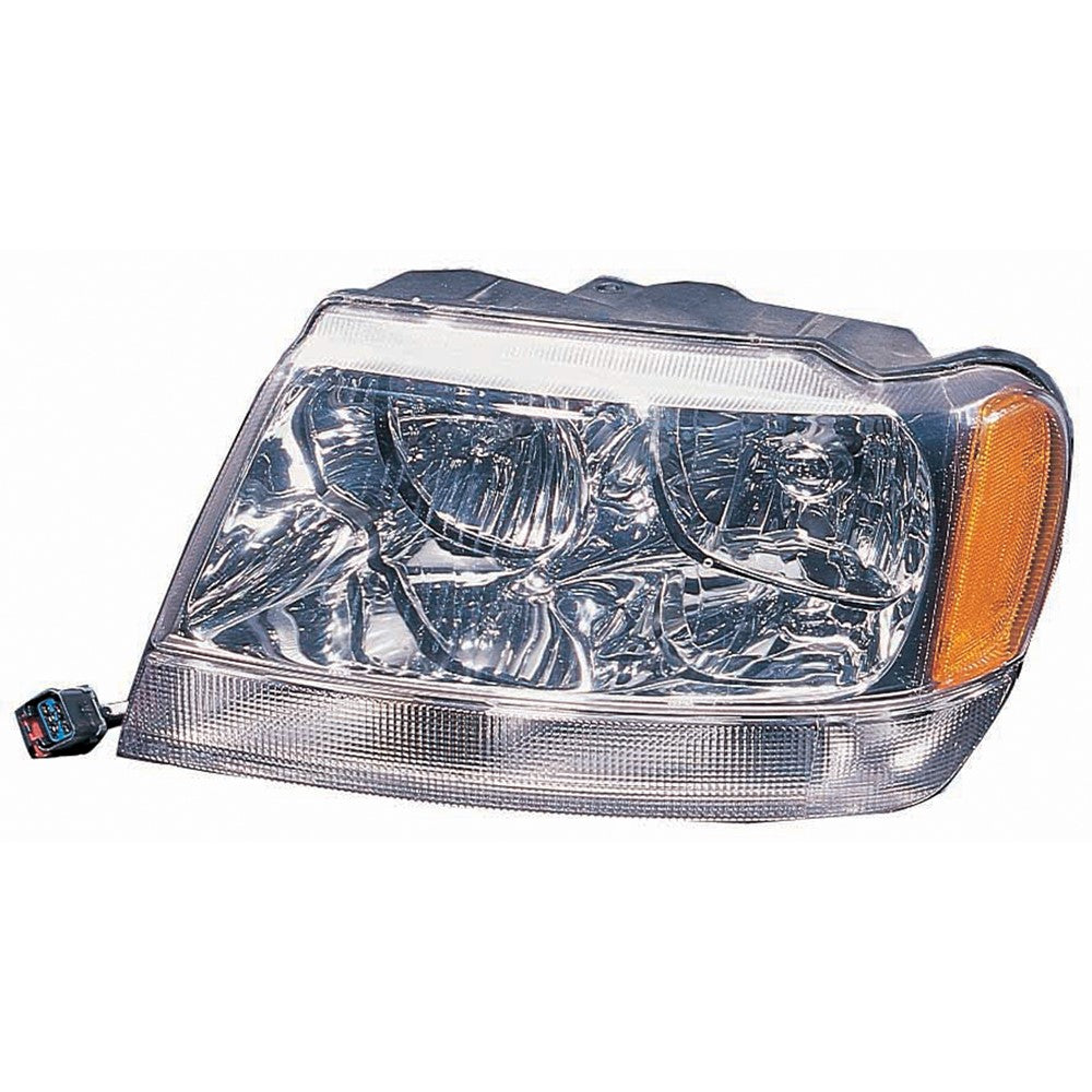 Front Left Driver Side Headlight Assembly 1999-2004 Jeep Grand Cherokee