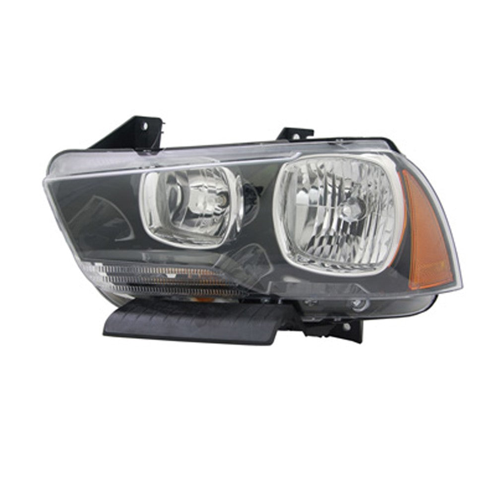 Front Left Driver Side Halogen Headlight Assembly 2011-2014 Dodge Charger