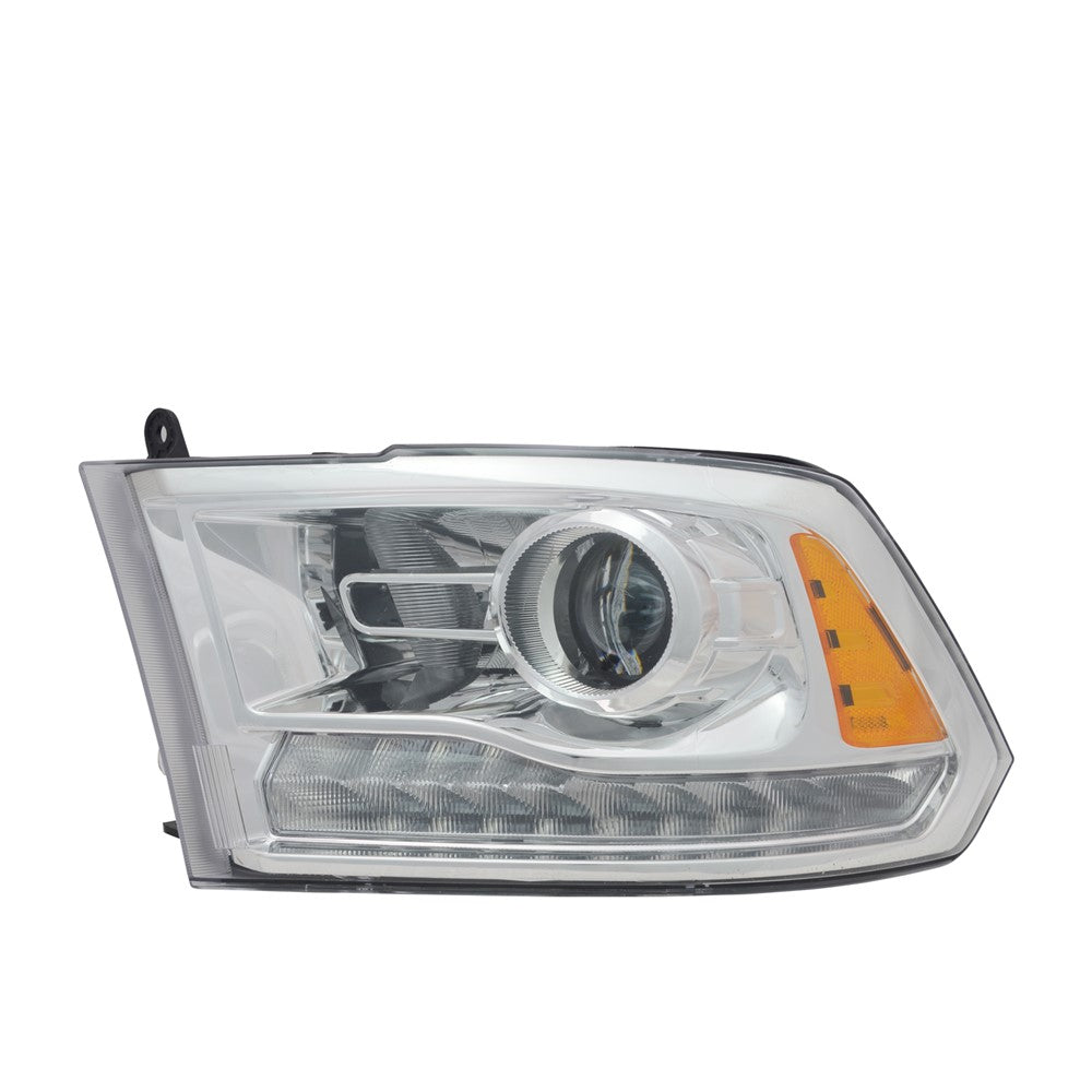 Front Left Driver Side Halogen Projector Style Headlight Assembly 2013-2015 Ram 1500, 2500, 3500