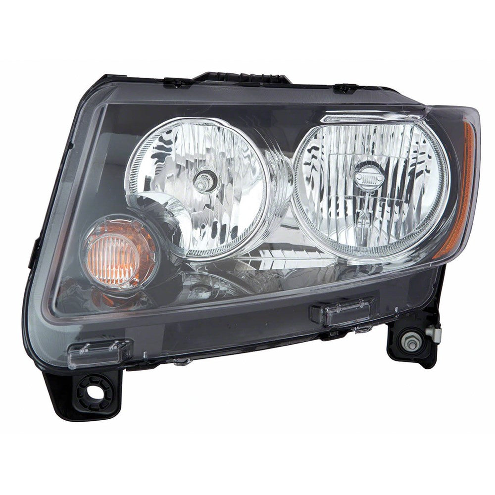 Front Left Driver Side Halogen Headlight Assembly 2013-2017 Jeep Compass