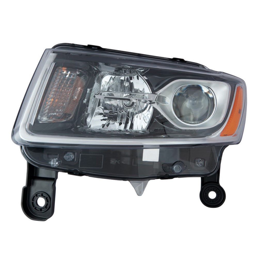 Front Left Driver Side Halogen Headlight Assembly 2014-2016 Jeep Grand Cherokee