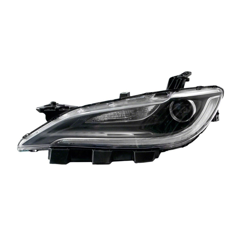 Front Left Driver Side Halogen Headlight Assembly [9012 Bulb] With Led Daytime Running Lamp 2015 Chrysler 200