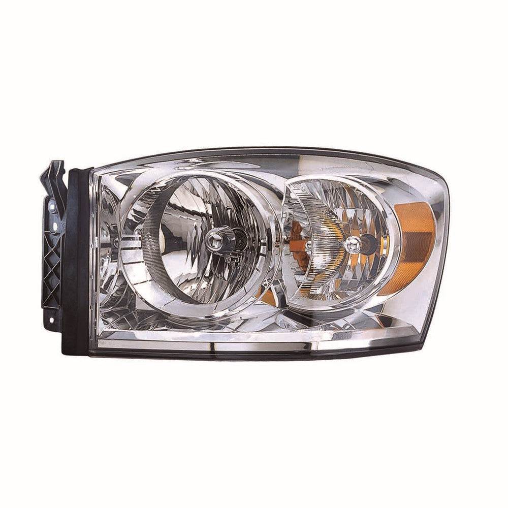 Front Left Driver Side Headlight Assembly 2007-2009 Dodge Ram 1500, Ram 2500, Ram 3500