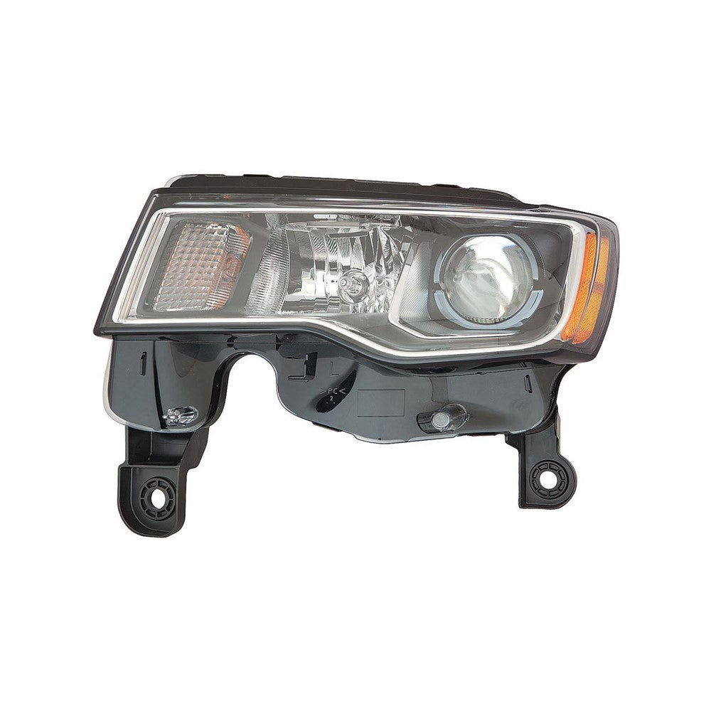 Front Left Driver Side Halogen Headlight Assembly 2017-2022 Jeep Grand Cherokee, Grand Cherokee Wk