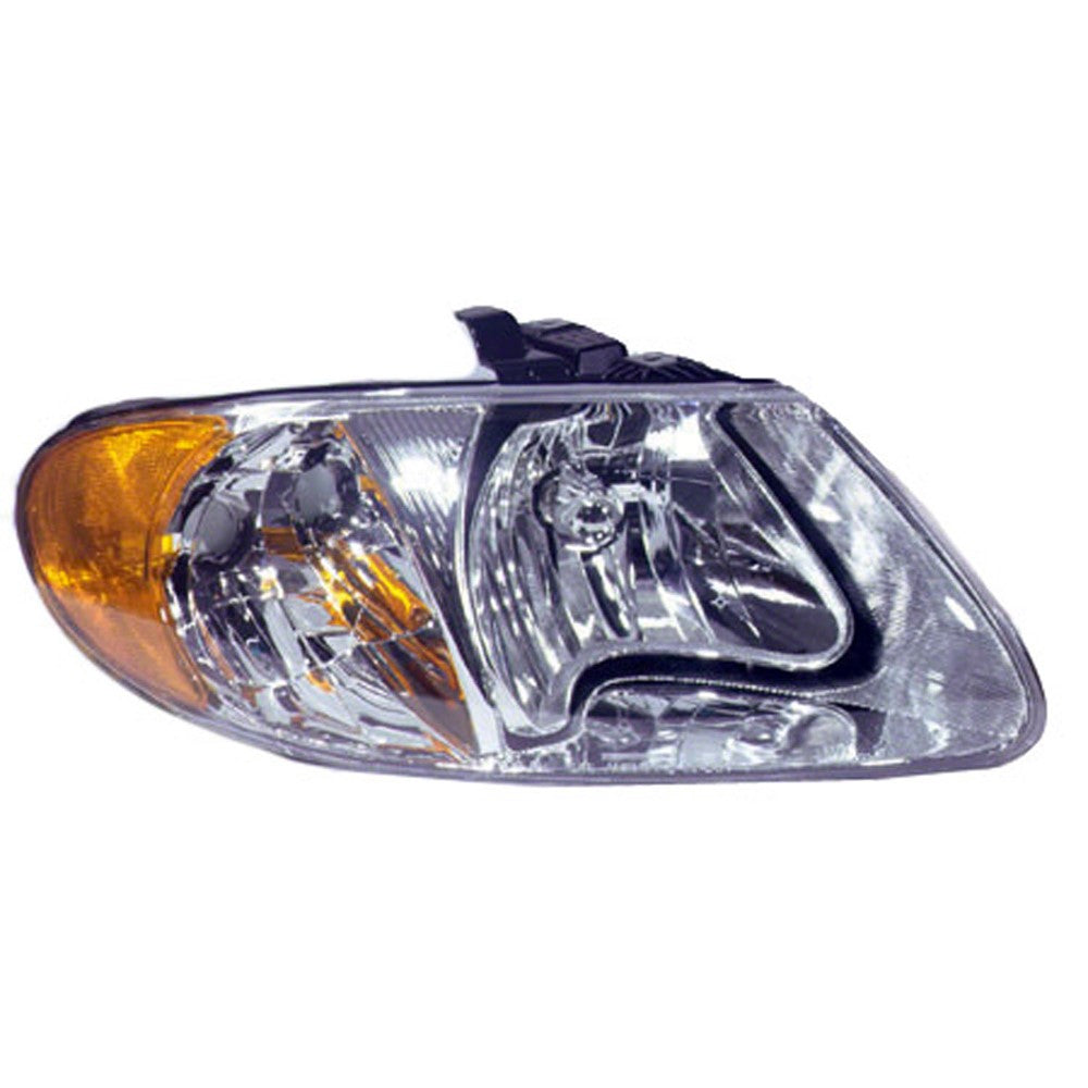 Front Right Passenger Side Headlight Assembly 2001-2007 Chrysler Town & Country, Voyager & Dodge Caravan