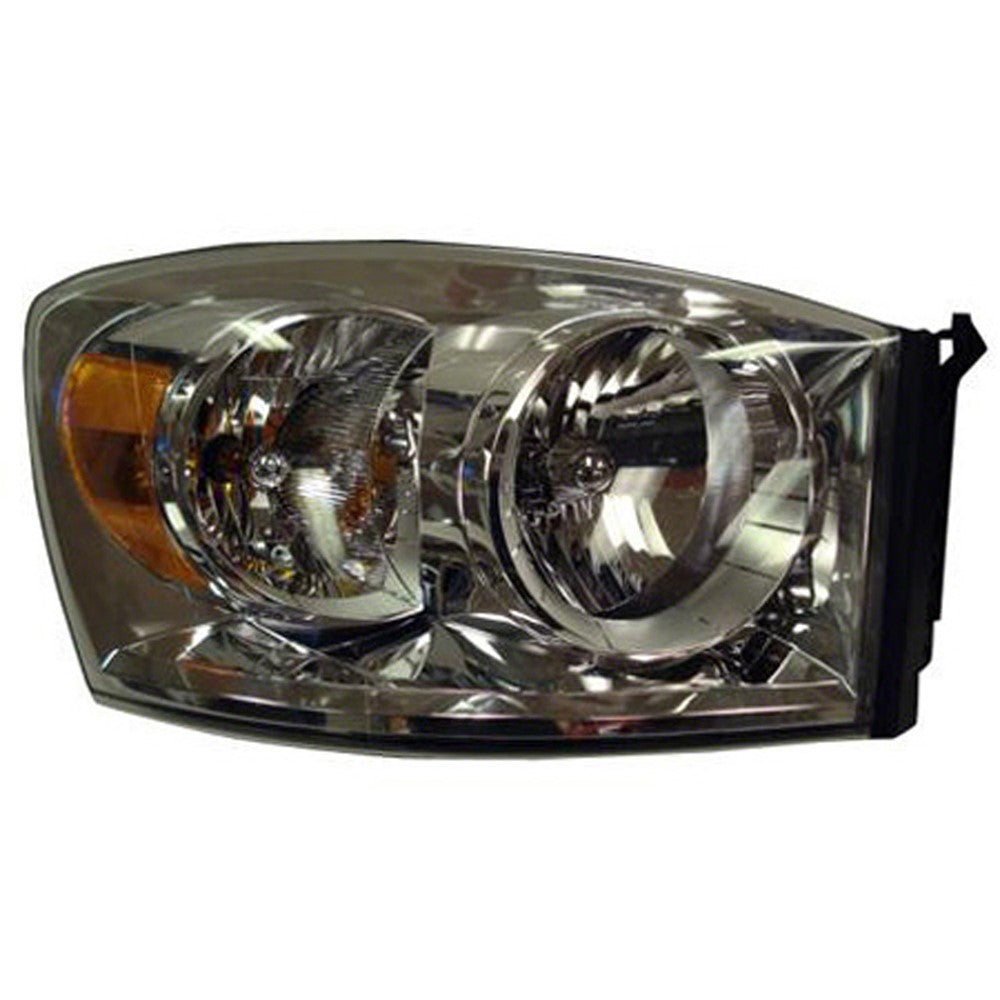 Front Right Passenger Side Headlight Assembly 2007-2010 Dodge Ram 1500, Ram 2500, Ram 3500