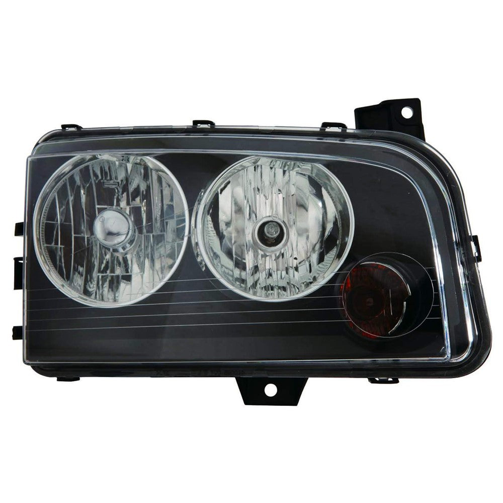 Front Right Passenger Side Halogen Headlight Assembly 2007-2010 Dodge Charger