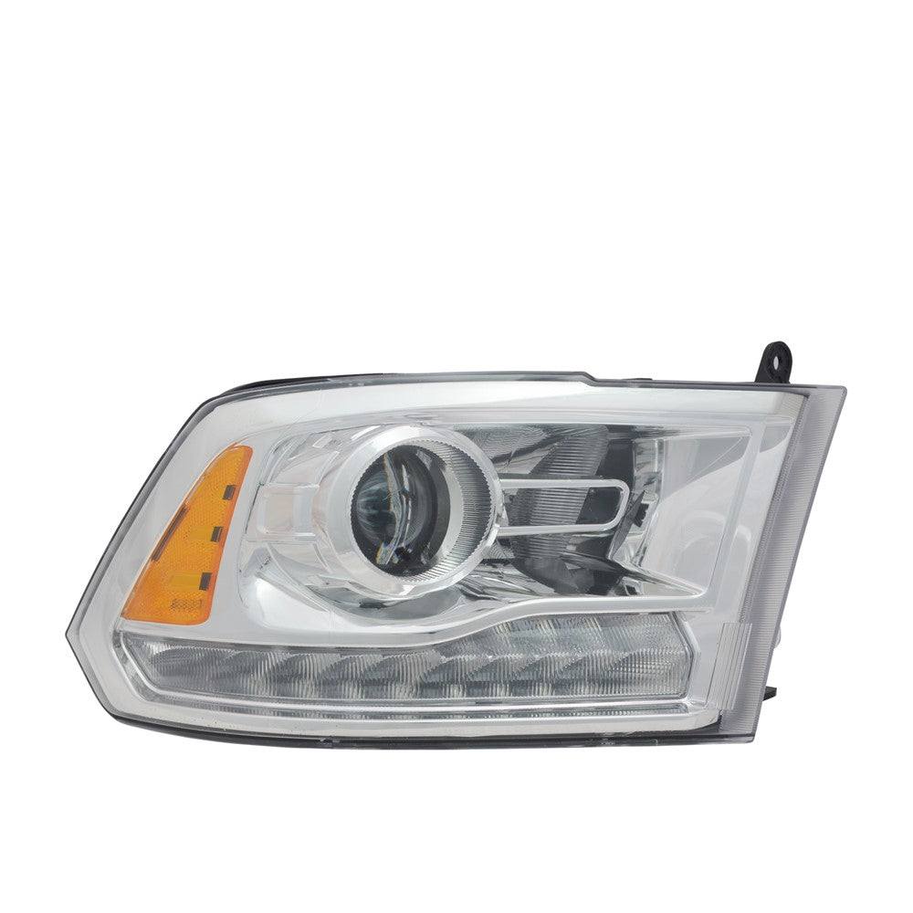 Front Right Passenger Side Halogen Projector Style Headlight Assembly 2013-2015 Ram 1500, 2500, 3500