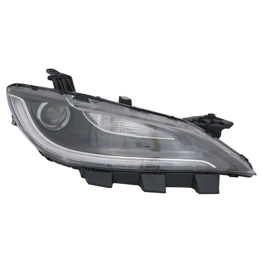 Front Right Passenger Side Halogen Headlight Assembly [9012 Bulb] With Led Daytime Running Lamp 2015 Chrysler 200