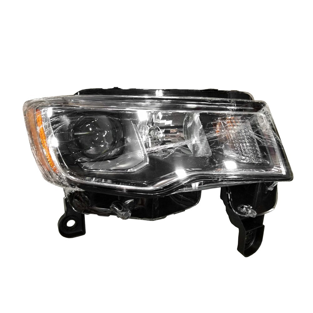 Front Right Passenger Side Halogen Headlight Assembly 2017-2022 Jeep Grand Cherokee, Grand Cherokee Wk