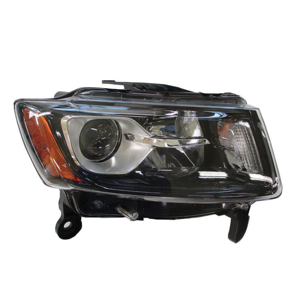 Front Right Passenger Side Halogen Headlight Assembly 2014-2016 Jeep Grand Cherokee