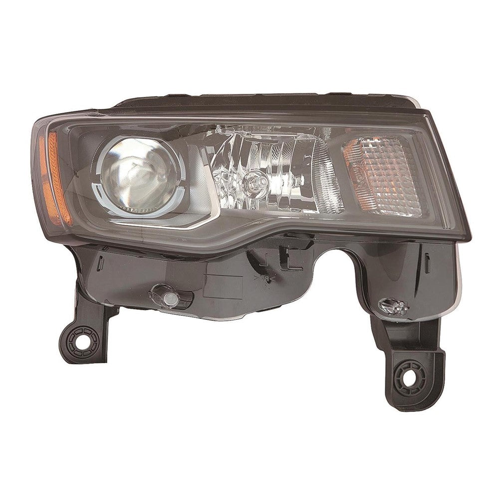 Front Right Passenger Side Halogen Headlight Assembly 2017-2022 Jeep Grand Cherokee, Grand Cherokee Wk