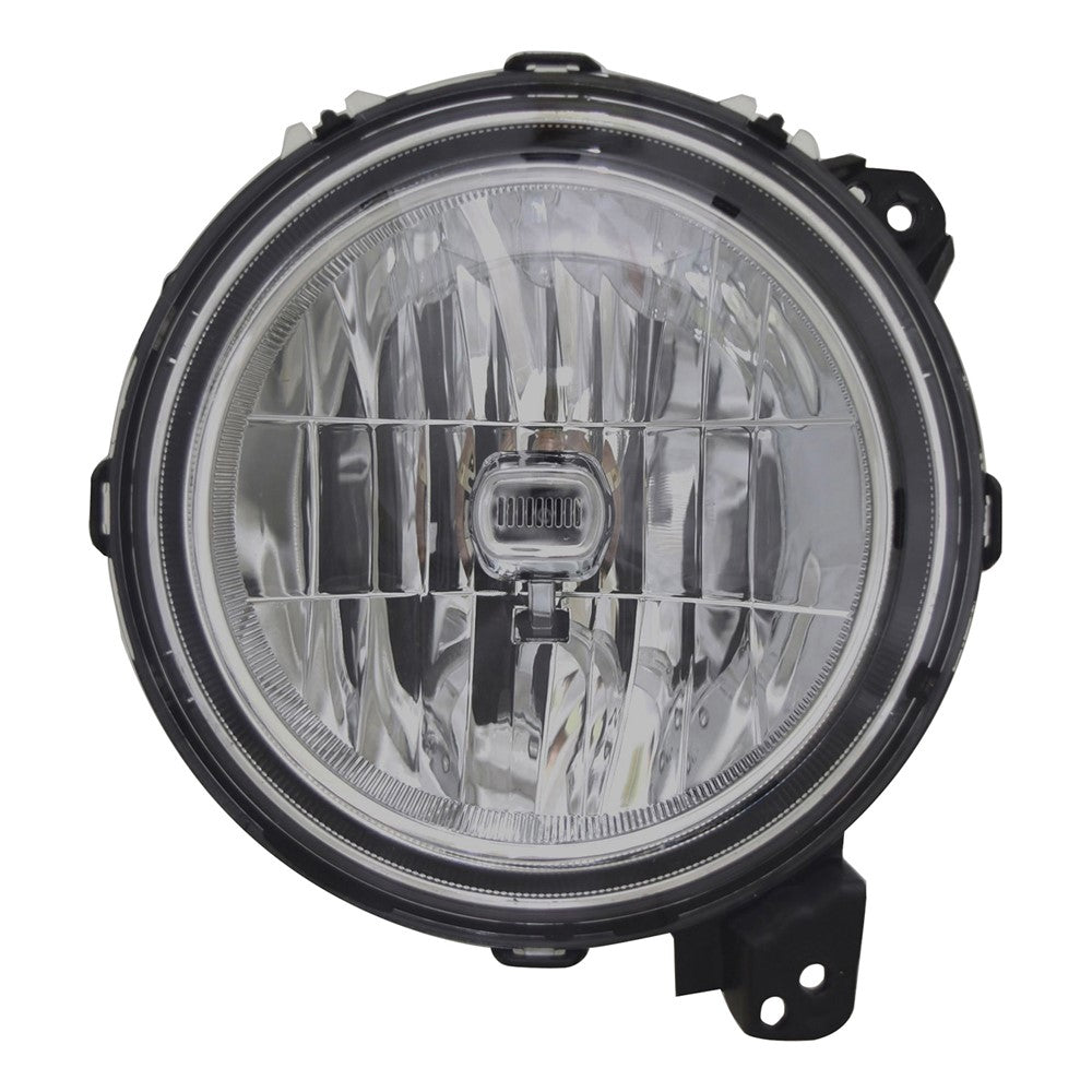 Front Right Passenger Side Halogen Headlight Assembly 2018-2025 Jeep Wrangler, Gladiator