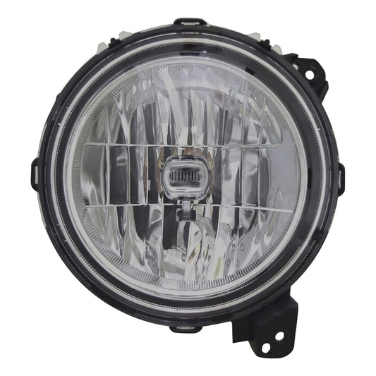 Front Right Passenger Side Halogen Headlight Assembly 2018-2025 Jeep Wrangler, Gladiator