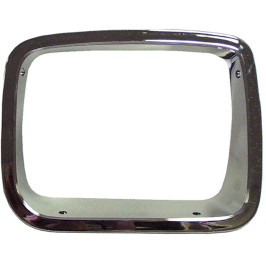 Front Right Passenger Side Chrome Head Light Bezel 1987-1995 Jeep Wrangler