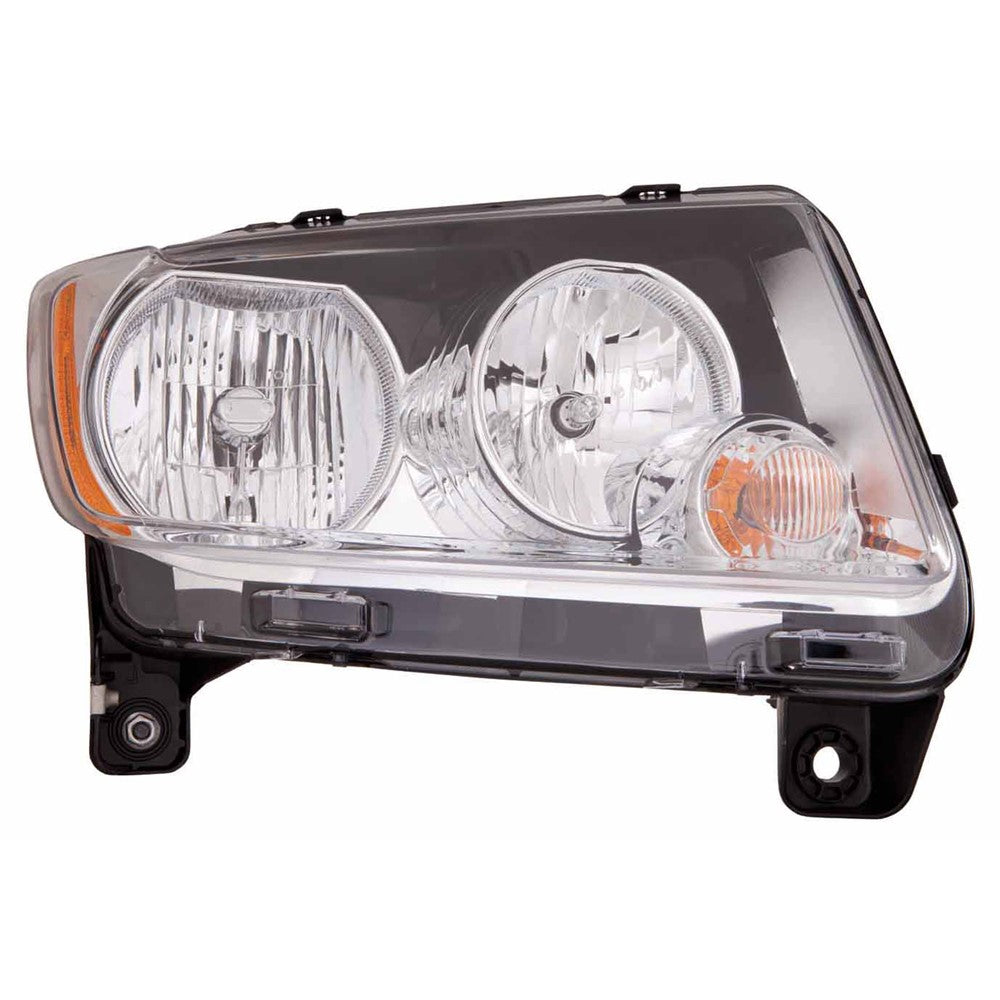 Front Right Passenger Side Halogen Headlight Assembly 2011-2013 Jeep Compass