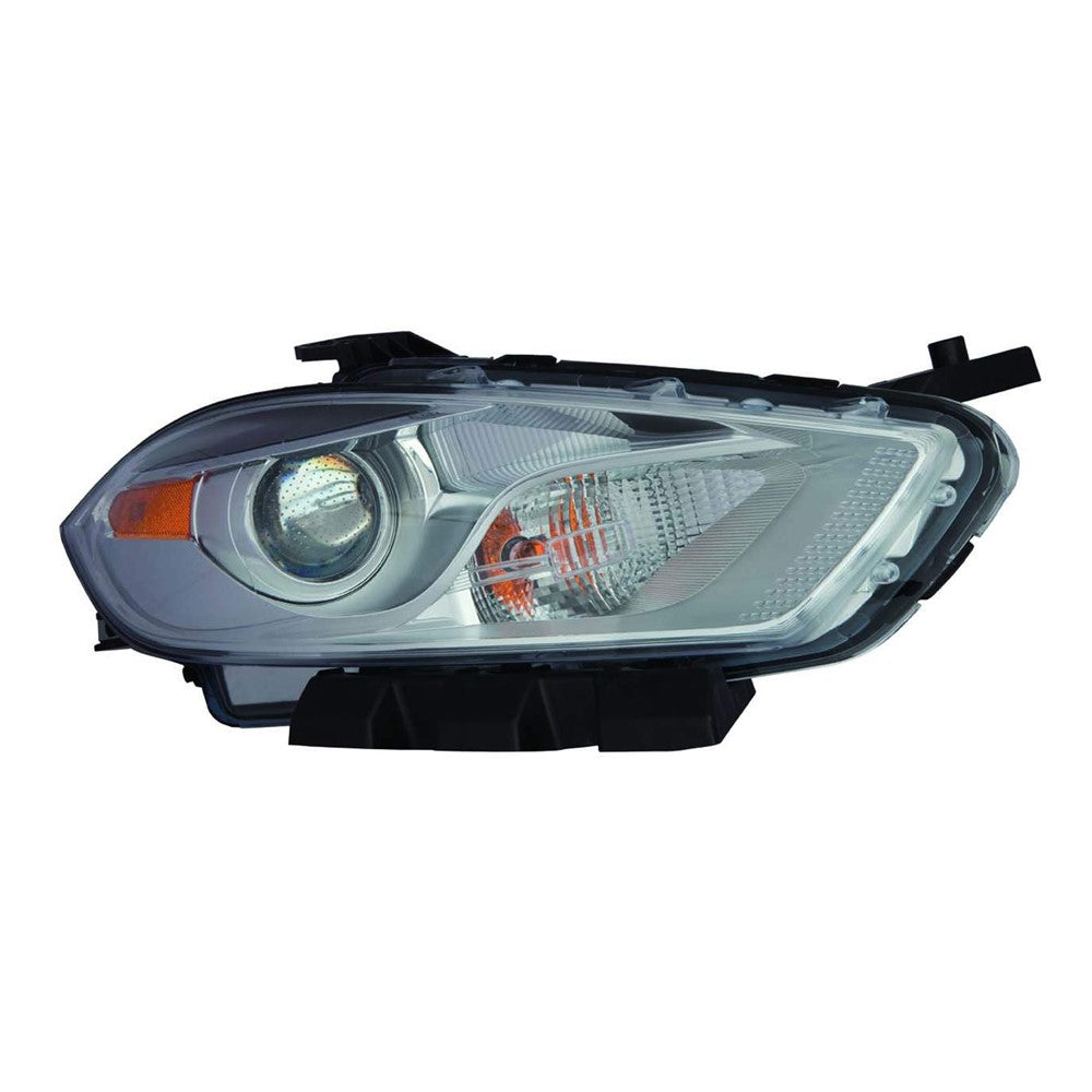 Front Right Passenger Side Halogen Headlight Assembly 2013-2015 Dodge Dart
