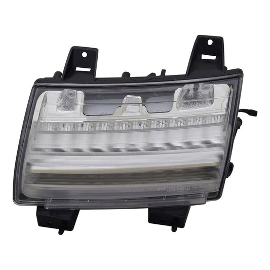Front Left Front Driver Side Led Turn Signal Parking Light Assembly [included With Oem Fender Flare] 2018-2025 Jeep Wrangler, Gladiator