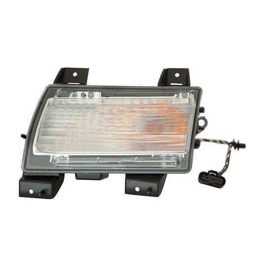 Front Left Front Driver Side Halogen Turn Signal Parking Light Assembly 2018-2025 Jeep Wrangler, Gladiator