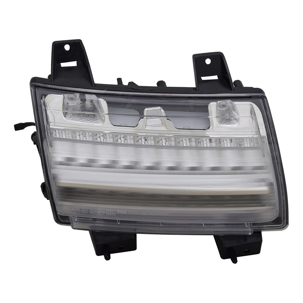 Front Right Front Passenger Side Led Turn Signal Parking Light Assembly [included With Oem Fender Flare] 2018-2025 Jeep Wrangler, Gladiator