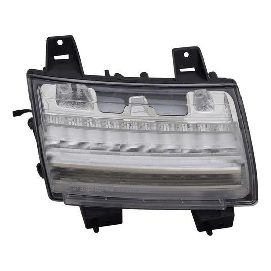 Front Right Front Passenger Side Led Turn Signal Parking Light Assembly [included With Oem Fender Flare] 2018-2025 Jeep Wrangler, Gladiator