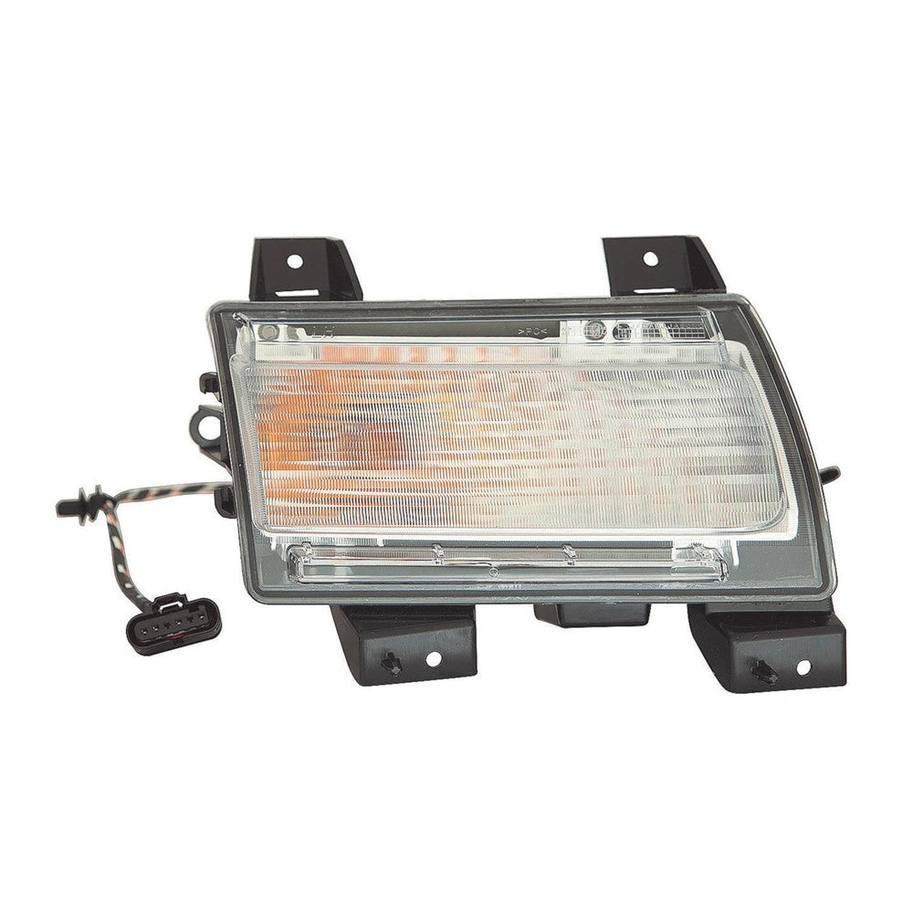 Front Right Front Passenger Side Halogen Turn Signal Parking Light Assembly 2018-2025 Jeep Wrangler, Gladiator