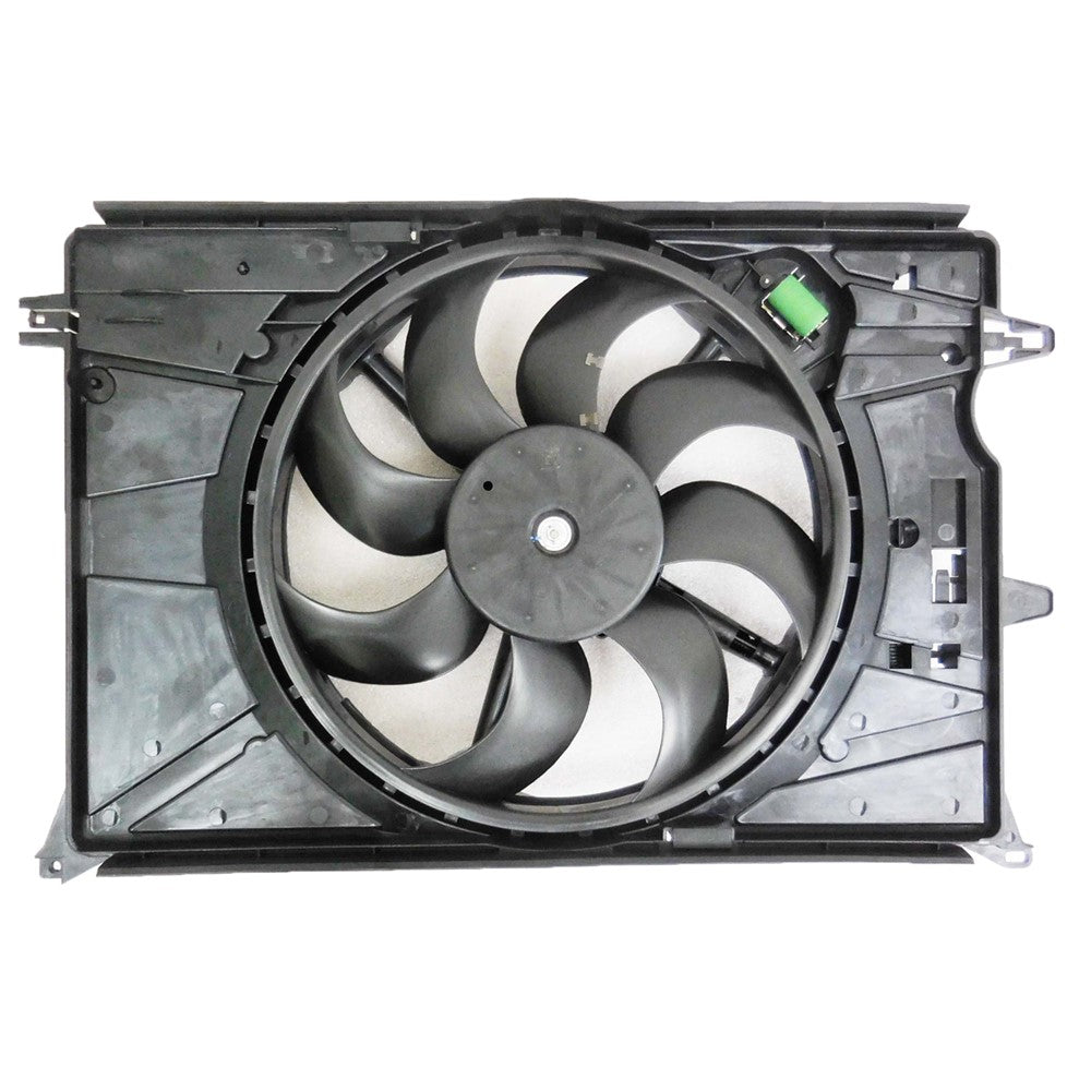 Radiator And Condenser Fan Assembly With One Big Fan 2015-2018 Jeep Renegade