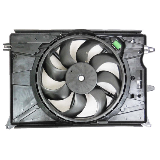 Radiator And Condenser Fan Assembly With One Big Fan 2015-2018 Jeep Renegade