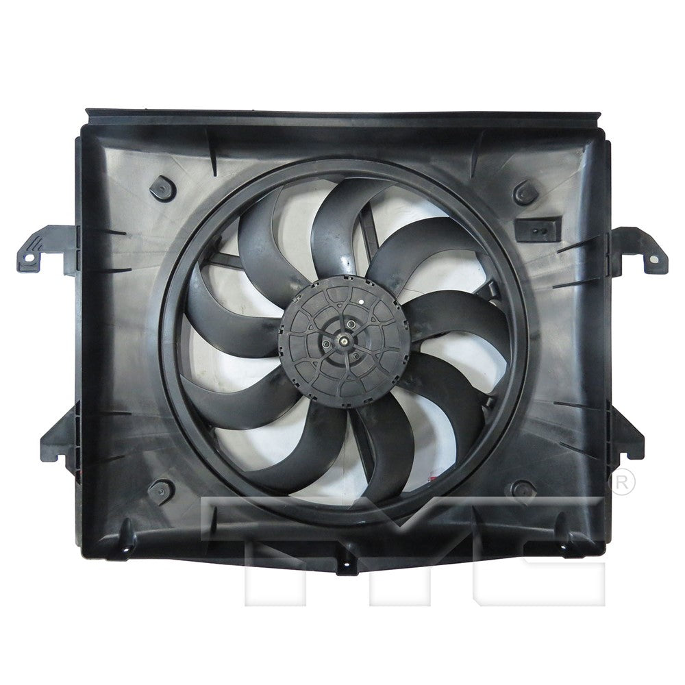 Radiator And Condenser Fan Assembly With One Big Fan 2013-2022 Ram 1500, 1500 Classic