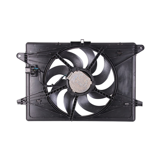 Radiator And Condenser Fan Assembly With One Big Fan 2017-2020 Chrysler Pacifica, Voyager