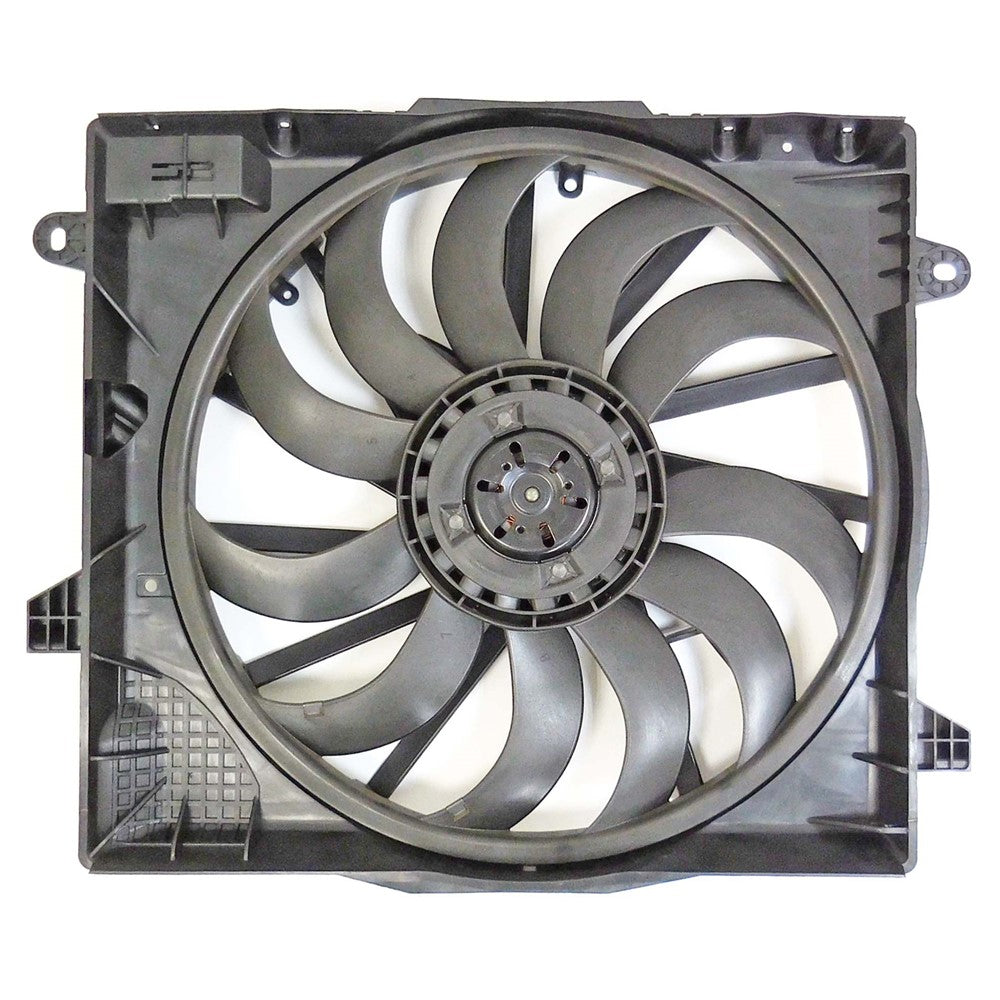 Radiator And Condenser Fan Assembly With One Big Fan 2018-2022 Jeep Wrangler, Gladiator