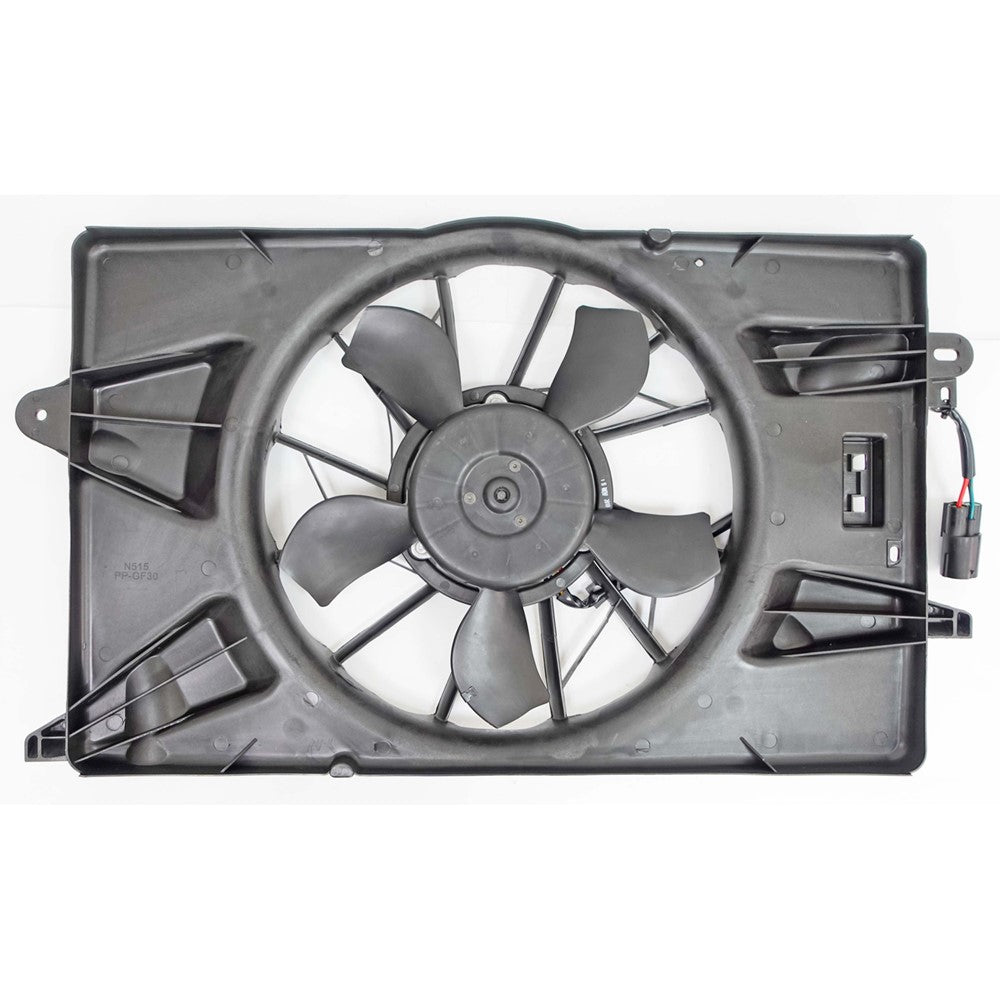Radiator And Condenser Fan Assembly With One Big Fan 2019-2022 Jeep Cherokee