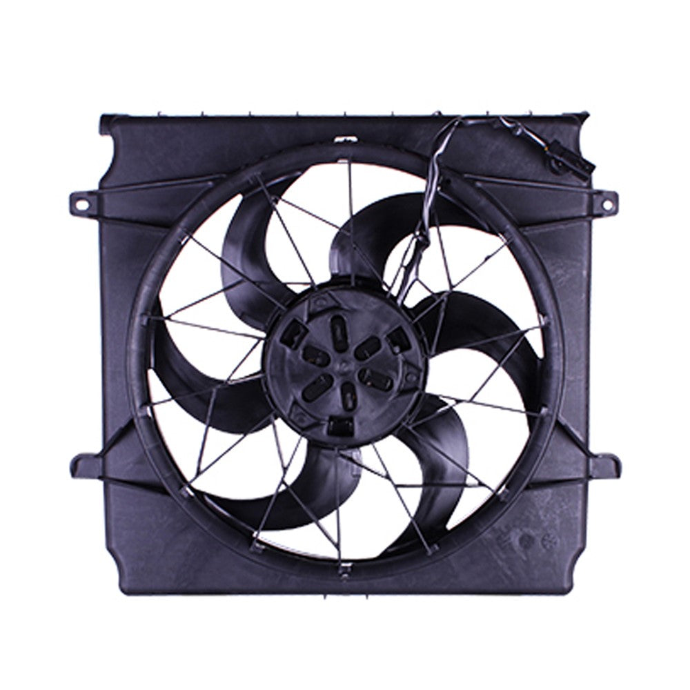 Radiator Fan Assembly For Models Without Heavy Duty Cooling 2006-2007 Jeep Liberty