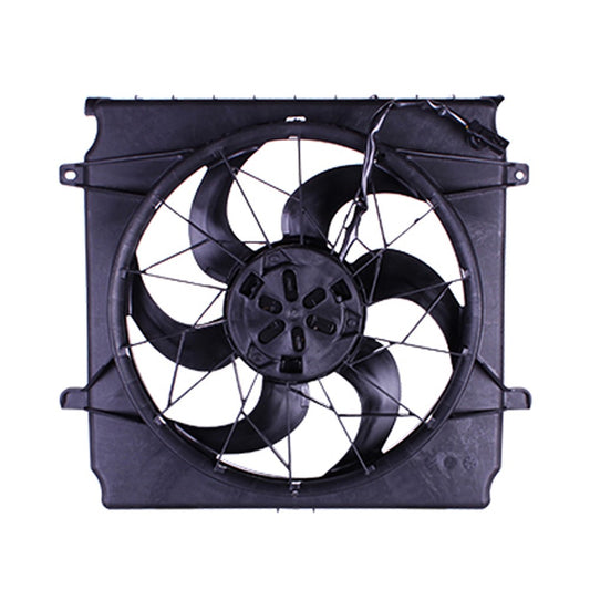 Radiator Fan Assembly For Models Without Heavy Duty Cooling 2006-2007 Jeep Liberty