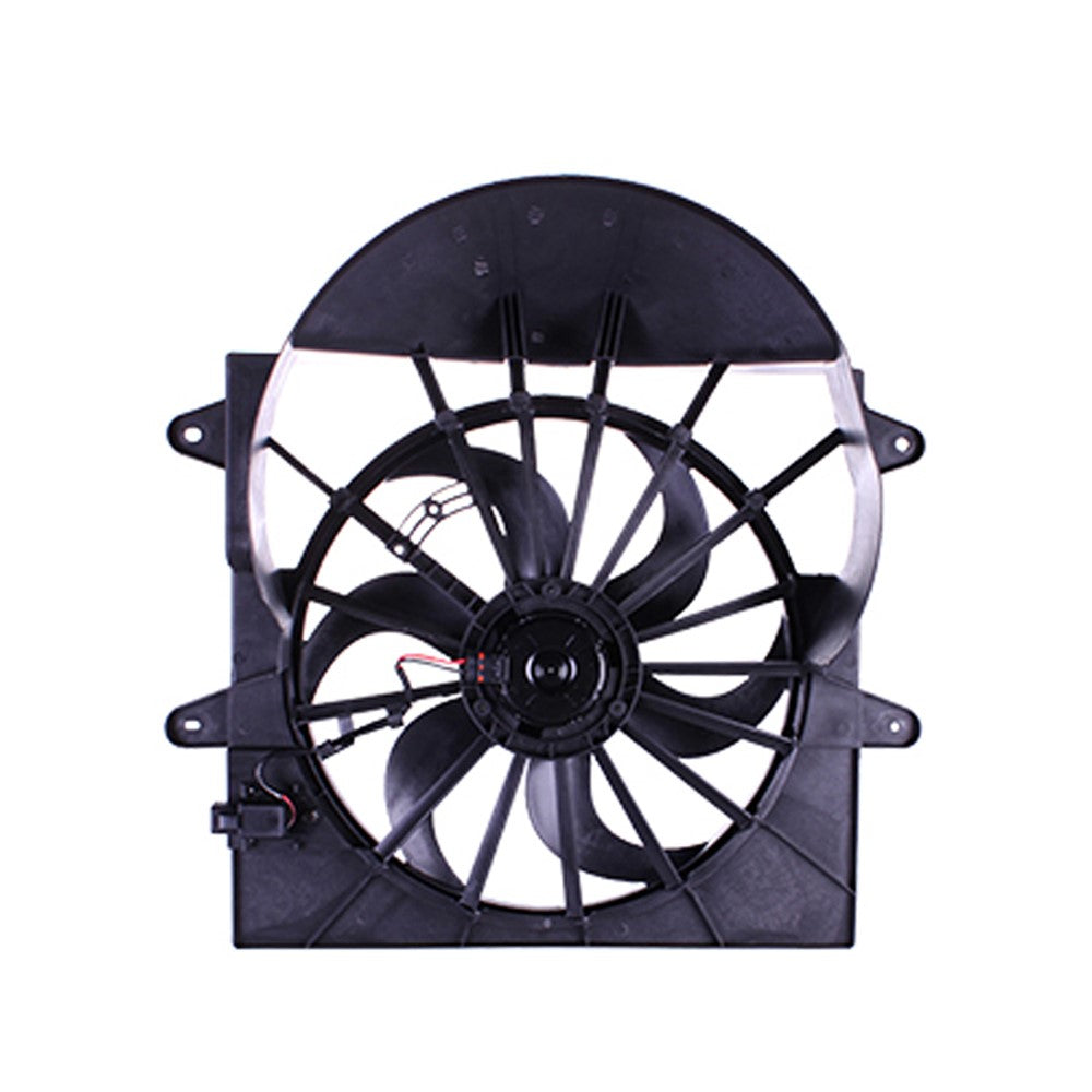 Radiator Fan Blade And Motor Assembly For Models With 3.7l V6 And 4.7l V8 2008-2010 Jeep Commander, Grand Cherokee