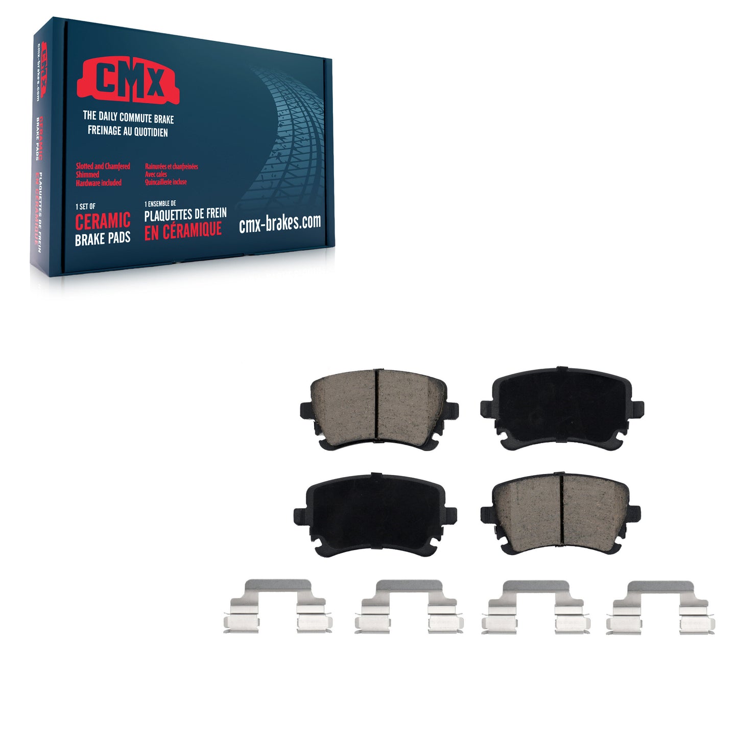 Ceramic Disc Brake Pads Rear CMX-D1018 For Audi Q5 A6 Quattro S4 A8 RS4 S6 S8 A4