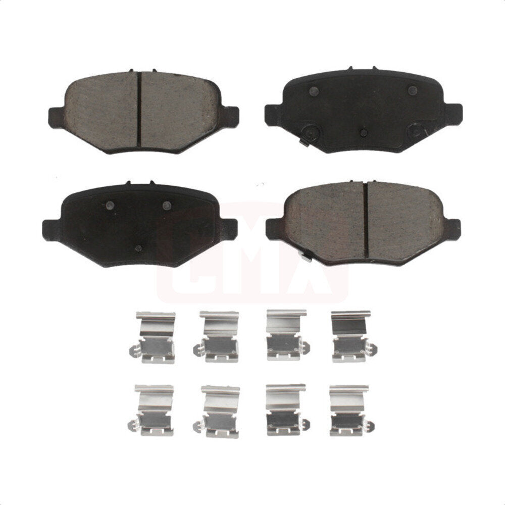 Ceramic Disc Brake Pads Rear CMX-D1612 For Ford Explorer Flex Taurus Police MKT