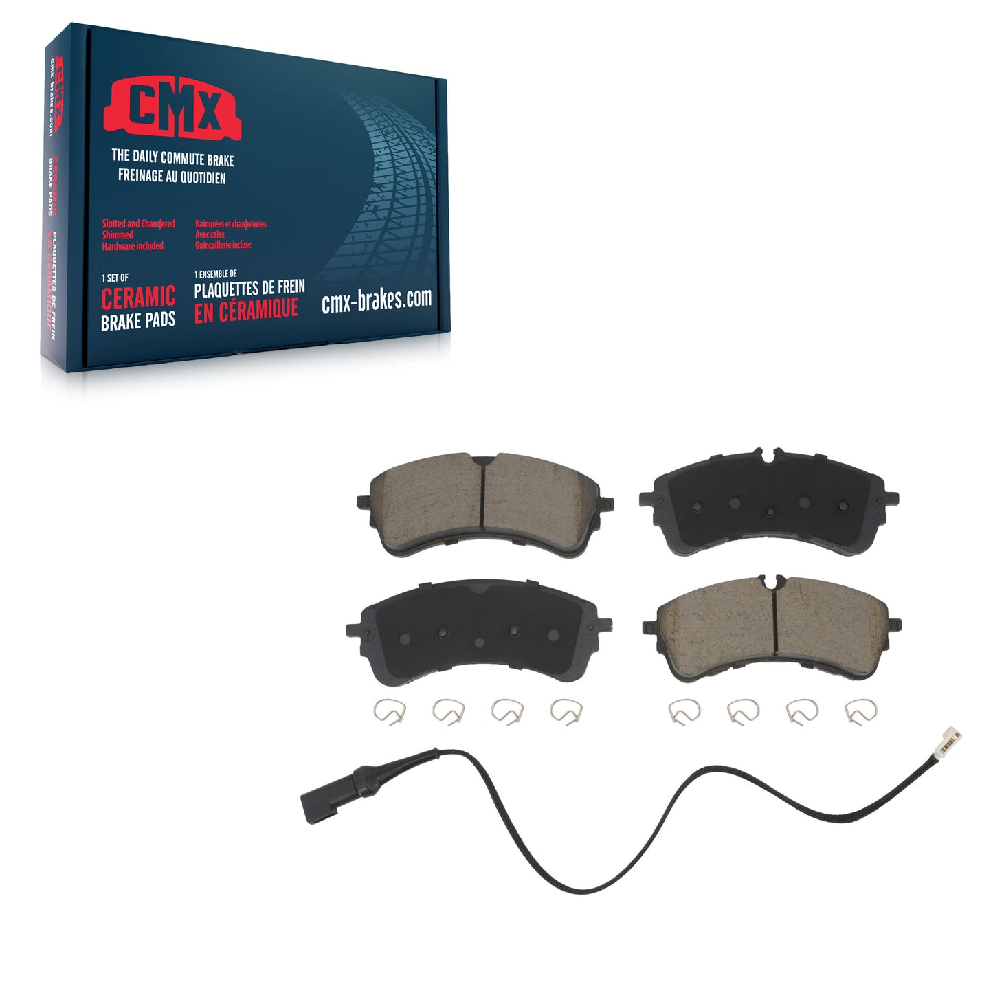 Ceramic Disc Brake Pads Rear CMX-D2280 For Ford Transit-250 Transit-350 HD