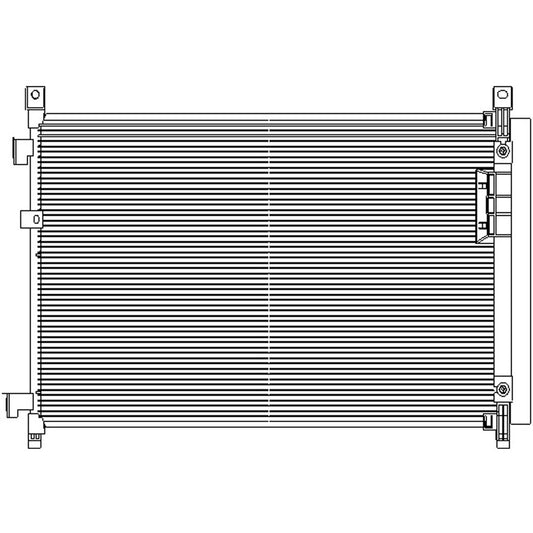A C Condenser 2017-2019 Nissan Rogue