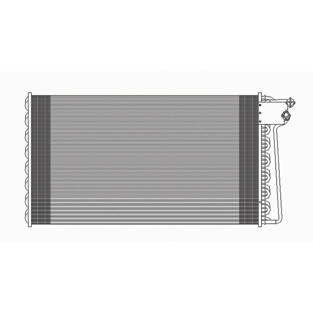 Ac Condenser 1991-1996 Buick Roadmaster & Chevrolet Caprice & Oldsmobile Custom Cruiser & Cadillac Fleetwood