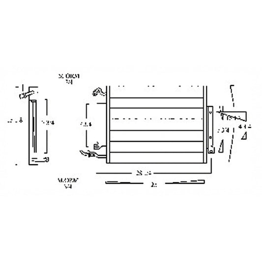 Ac Condenser 1994-1998 Buick Skylark & Chevrolet Beretta, Corsica & Oldsmobile Achieva & Pontiac Grand Am
