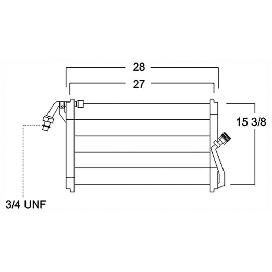 Ac Condenser 1986-1993 Buick Century & Chevrolet Celebrity & Oldsmobile Ciera & Pontiac 6000